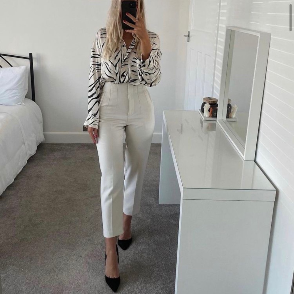 Zara High Waisted Trousers/ Pants